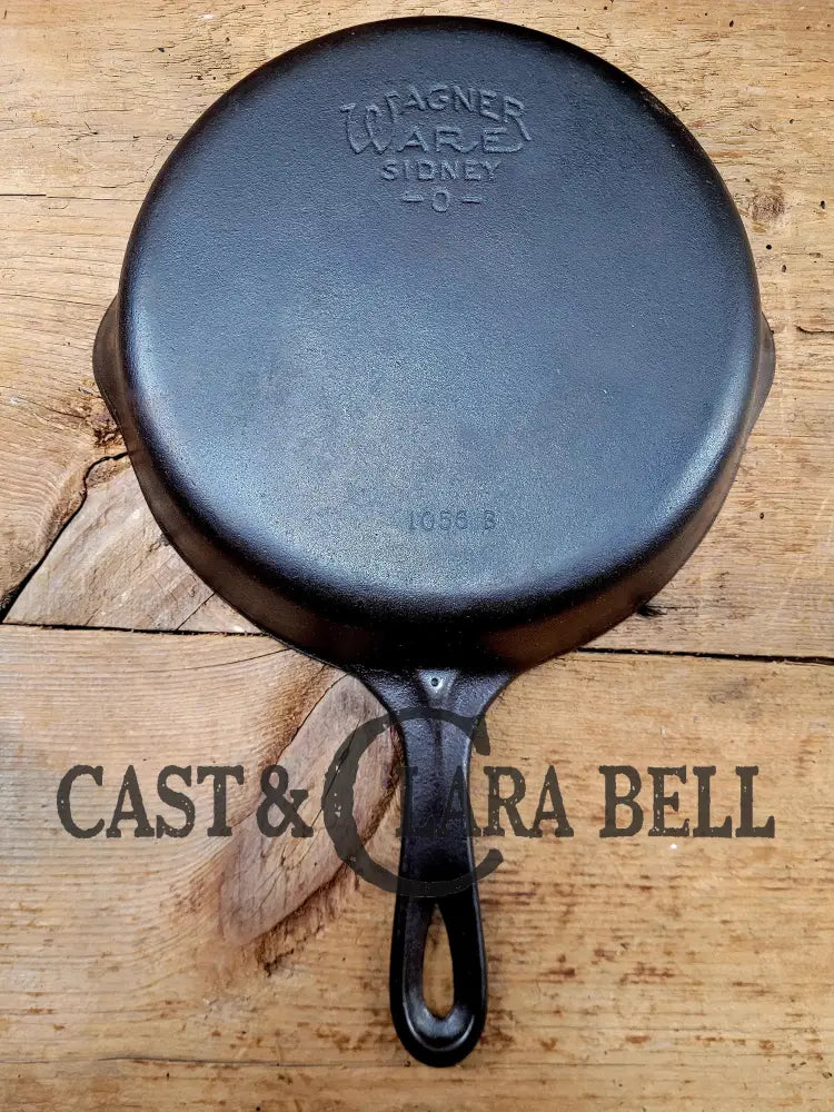 1930S Era Wagner Ware #6 Cast Iron Sautee Skillet With Smooth Bottom 1056 B