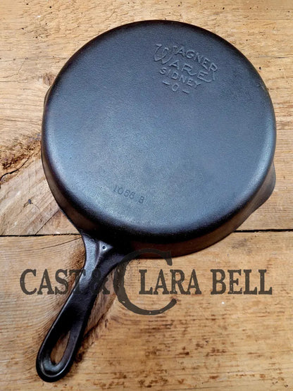 1930S Era Wagner Ware #6 Cast Iron Sautee Skillet With Smooth Bottom 1056 B