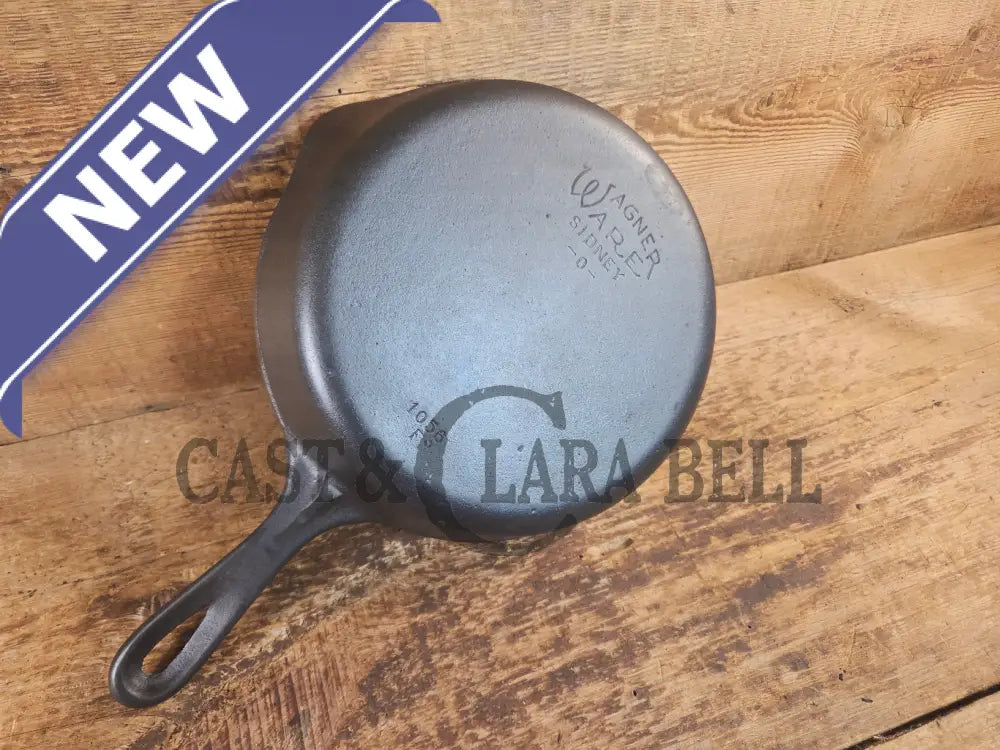 1930s Era Wagner Ware #6 Cast Iron Sautee Skillet with Smooth Bottom 1056 F - Skillet