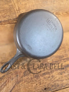 1930s Era Wagner Ware #6 Cast Iron Sautee Skillet with Smooth Bottom 1056 F - Skillet