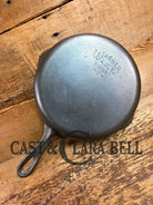 1930s Era Wagner Ware #6 Cast Iron Sautee Skillet with Smooth Bottom 1056 I Skillet