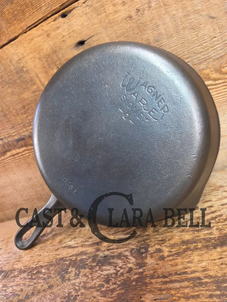1930s Era Wagner Ware #6 Cast Iron Sautee Skillet with Smooth Bottom 1056 I Skillet