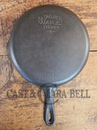1930s Era Wagner Ware #6 Cast Iron Sautee Skillet with Smooth Bottom 1056 J - Skillet