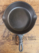 1930s Era Wagner Ware #6 Cast Iron Sautee Skillet with Smooth Bottom 1056 J - Skillet