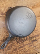 1930s Era Wagner Ware #6 Cast Iron Sautee Skillet with Smooth Bottom 1056 J - Skillet