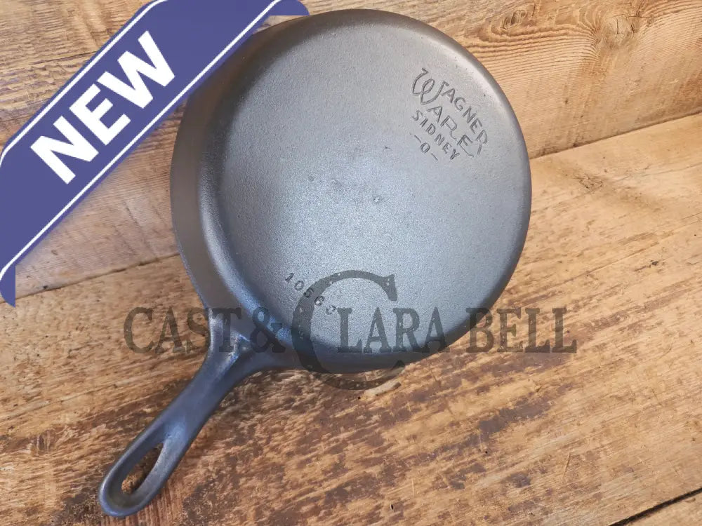 1930s Era Wagner Ware #6 Cast Iron Sautee Skillet with Smooth Bottom 1056 J - Skillet