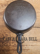 1930s Era Wagner Ware #6 Cast Iron Sautee Skillet with Smooth Bottom 1056 M Skillet