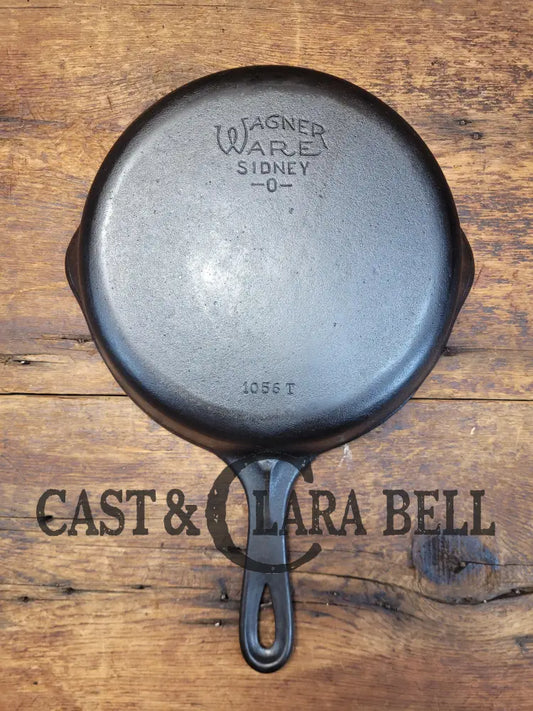 1930S Era Wagner Ware #6 Cast Iron Sautee Skillet With Smooth Bottom 1056 T