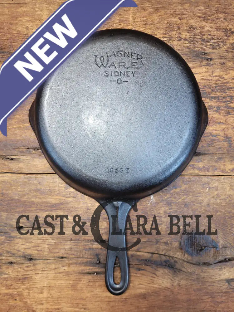 1930S Era Wagner Ware #6 Cast Iron Sautee Skillet With Smooth Bottom 1056 T