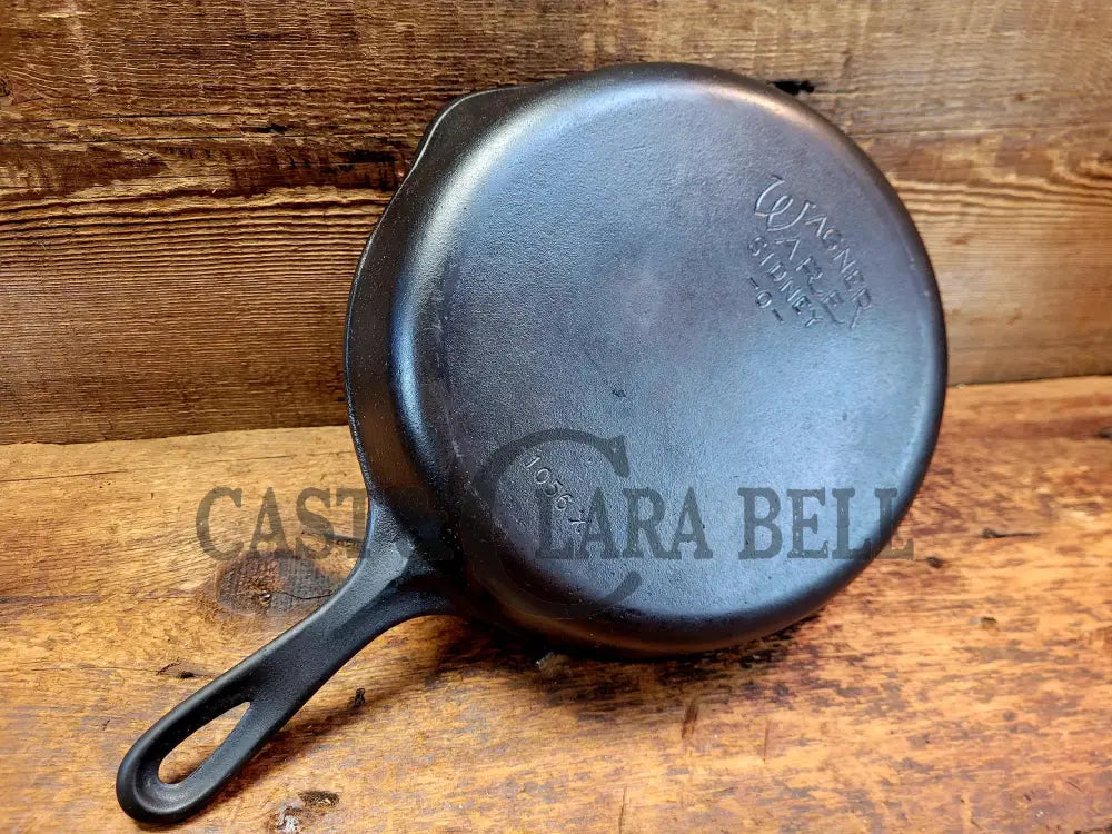 1930S Era Wagner Ware #6 Cast Iron Sautee Skillet With Smooth Bottom 1056 X