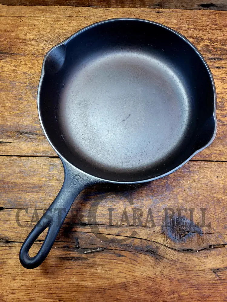 1930S Era Wagner Ware #6 Cast Iron Sautee Skillet With Smooth Bottom 1056 X