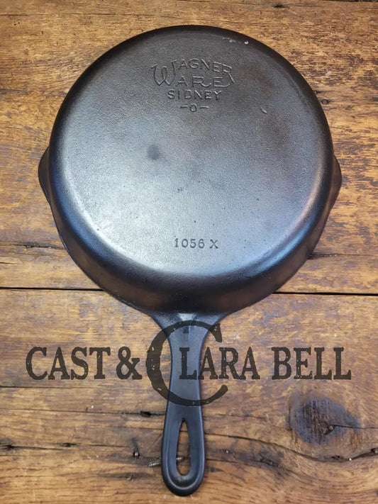 1930S Era Wagner Ware #6 Cast Iron Sautee Skillet With Smooth Bottom 1056 X