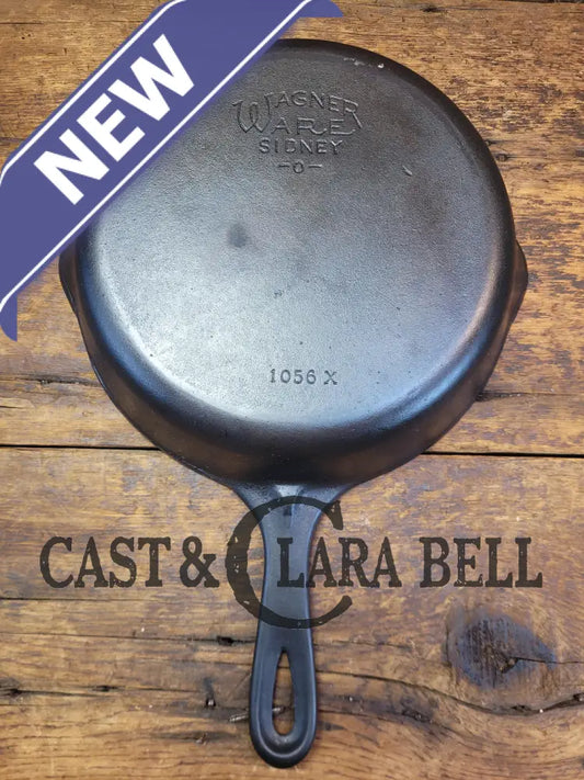 1930S Era Wagner Ware #6 Cast Iron Sautee Skillet With Smooth Bottom 1056 X