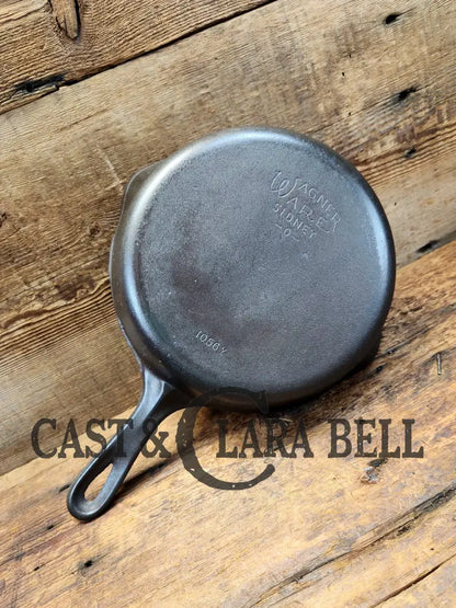 1930S Era Wagner Ware #6 Cast Iron Sautee Skillet With Smooth Bottom 1056 Y