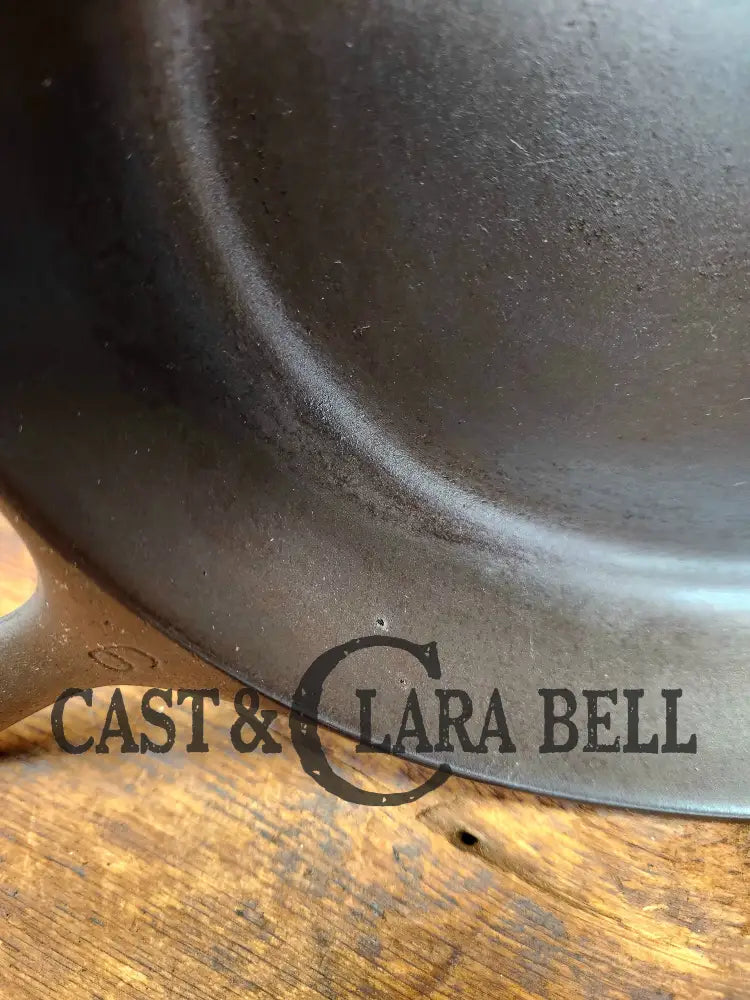 1930S Era Wagner Ware #6 Cast Iron Sautee Skillet With Smooth Bottom 1056 Y