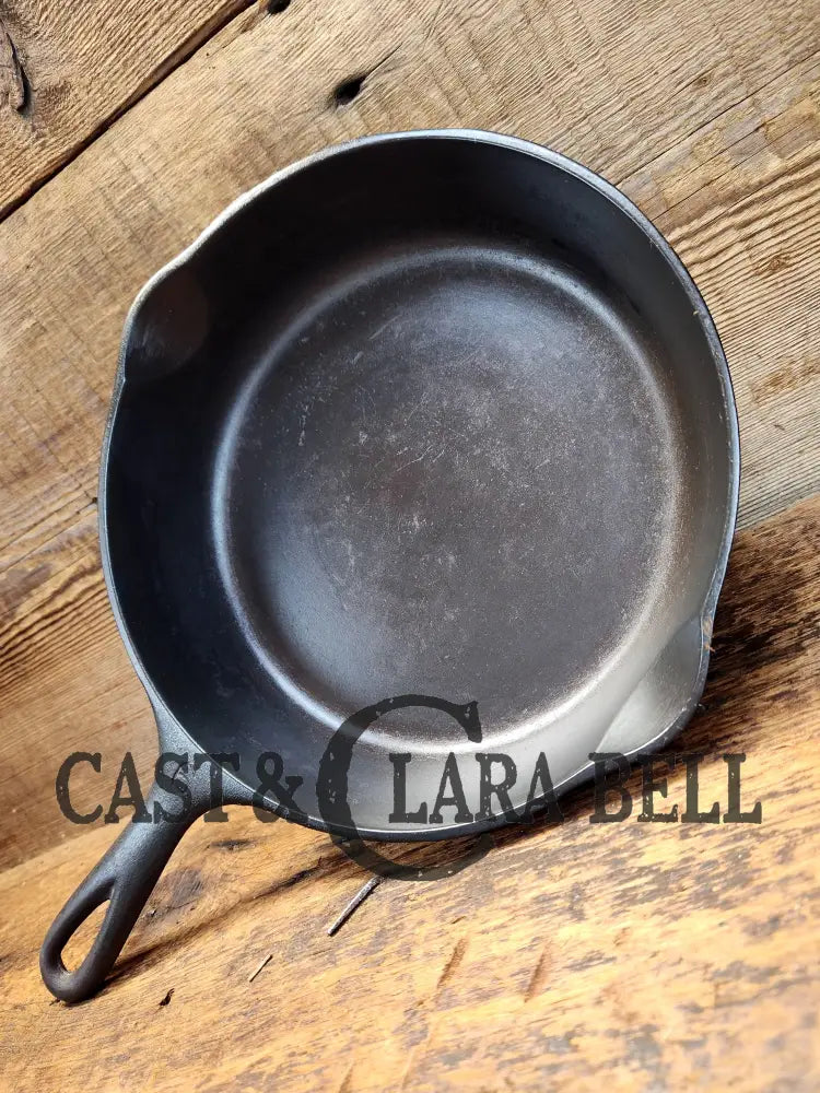 1930S Era Wagner Ware #6 Cast Iron Sautee Skillet With Smooth Bottom 1056 Y