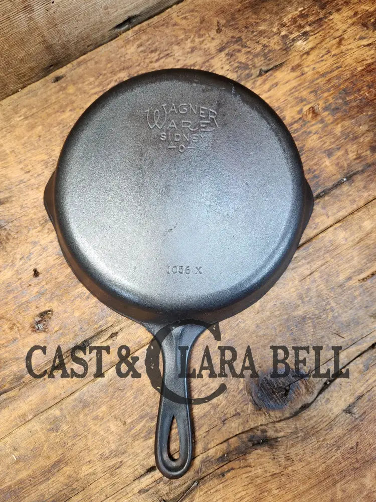 1930S Era Wagner Ware #6 Cast Iron Sautee Skillet With Smooth Bottom 1056 Y