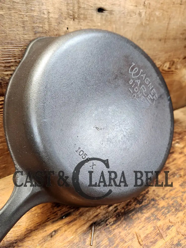 1930S Era Wagner Ware #6 Cast Iron Sautee Skillet With Smooth Bottom 1056 Y