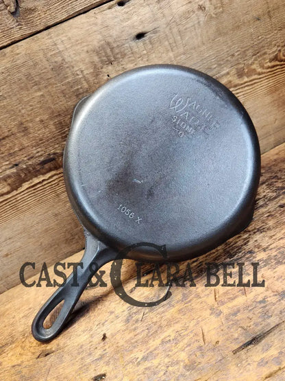 1930S Era Wagner Ware #6 Cast Iron Sautee Skillet With Smooth Bottom 1056 Y