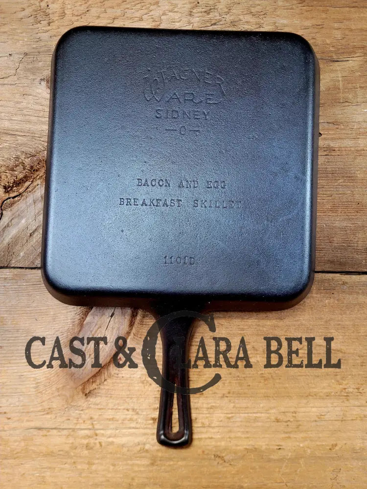 1930’S Era Wagner Ware Bacon And Egg Cast Iron Breakfast Skillet 1101 D. Great Gift Idea!