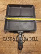 1930’s Era Wagner Ware Bacon and Egg Cast Iron Breakfast Skillet Early bullet hole handle. 1101. Great gift idea!