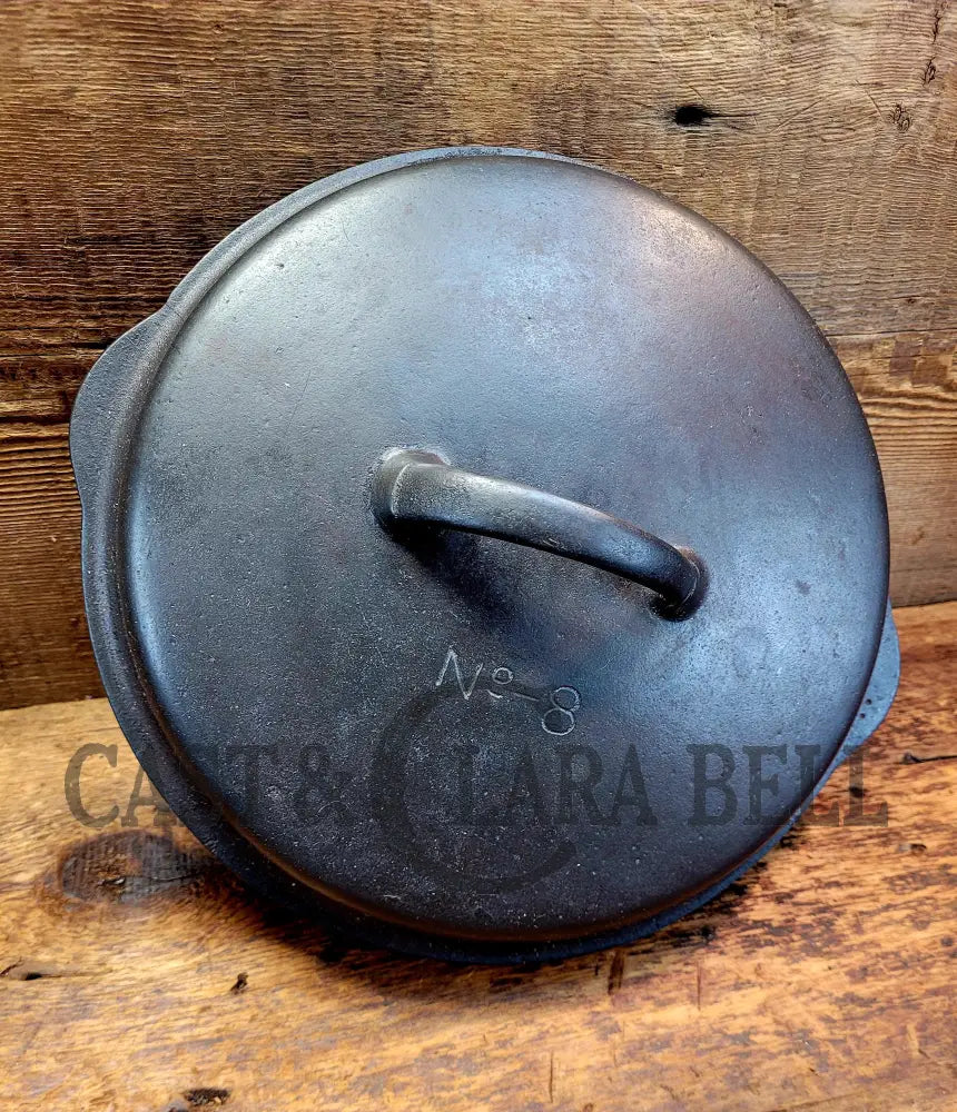 1930’S Foster #8 Skillet Lid! Beautiful Design Restored And Ready To Use!