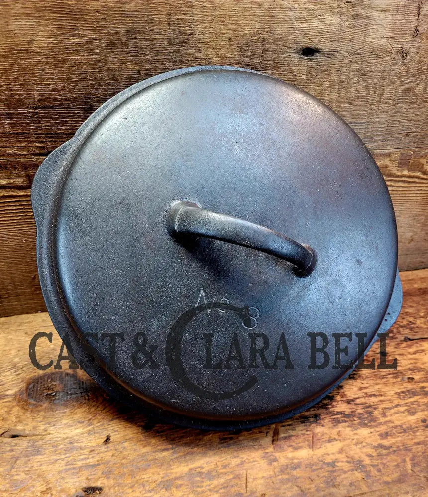 1930’S Foster #8 Skillet Lid! Beautiful Design Restored And Ready To Use!