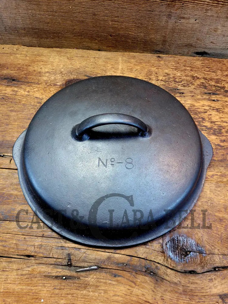 1930’S Foster #8 Skillet Lid! Beautiful Design Restored And Ready To Use!