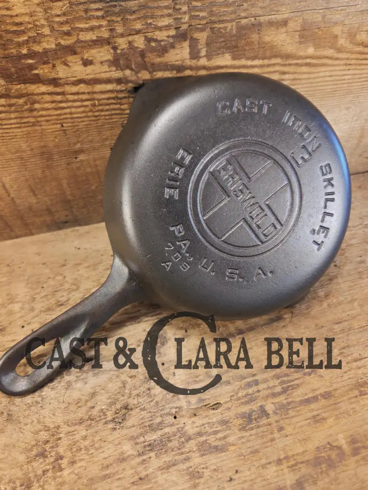 1930’s Griswold #3 Cast Iron Egg Skillet with Large Block Logo 709 A. Skillet