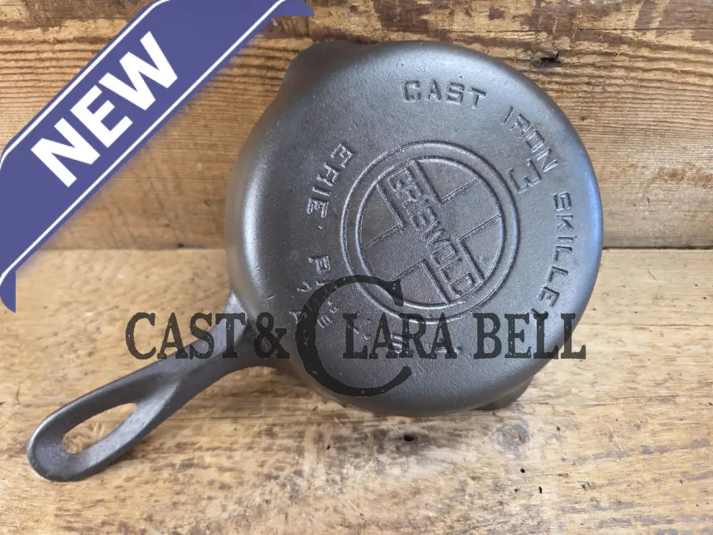 1930’s Griswold #3 Cast Iron Egg Skillet with Large Block Logo 709 A. Skillet