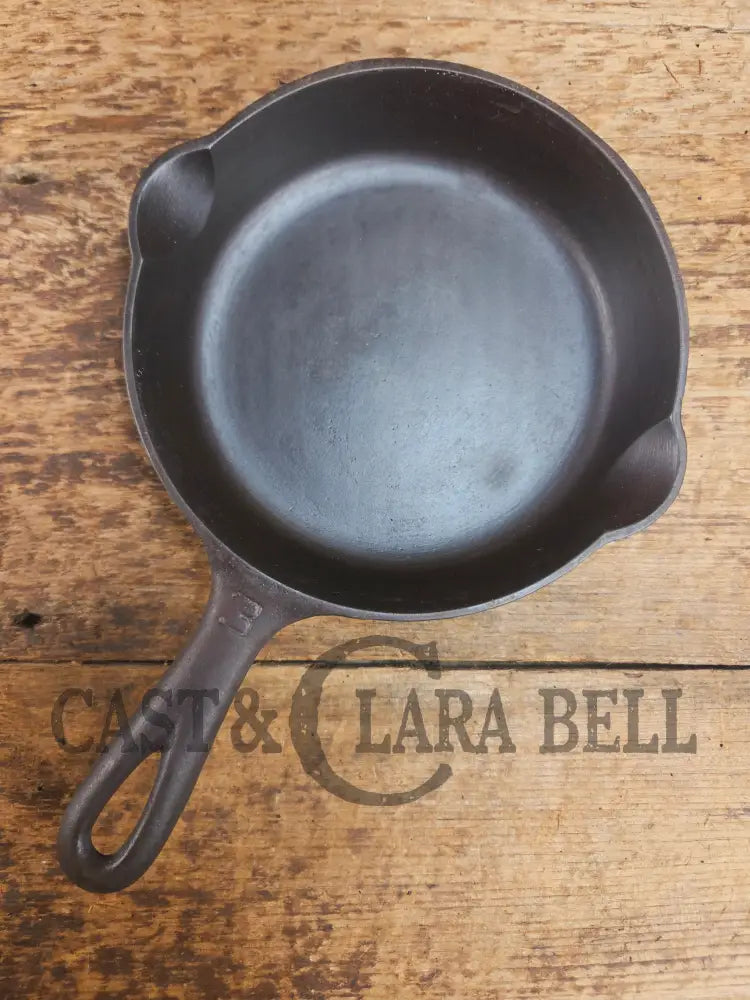 1930’s Griswold #3 Cast Iron Egg Skillet with Large Block Logo 709 A Skillet