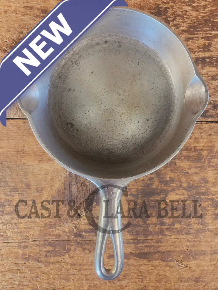1930’s Griswold #3 Chrome Finish Cast Iron Skillet with Large Block Logo 709 A - Skillet
