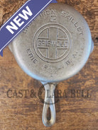 1930’s Griswold #3 Chrome Finish Cast Iron Skillet with Large Block Logo 709 A - Skillet