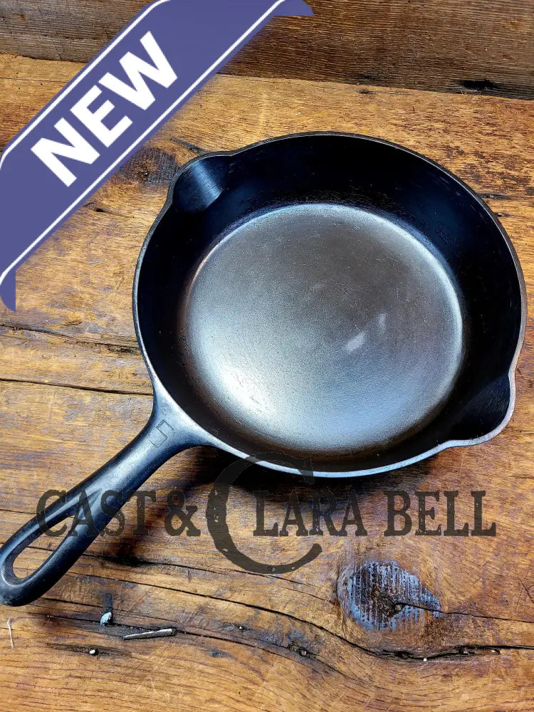 1930’S Griswold #5 Cast Iron Skillet With Large Block Logo 724 A