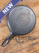 1930’s Griswold #5 Cast Iron Skillet with Large Block Logo 724 B - Skillet
