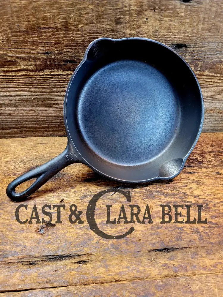 1930’S Griswold #5 Cast Iron Skillet With Large Block Logo 724 B. Awesome Saute Skillet!