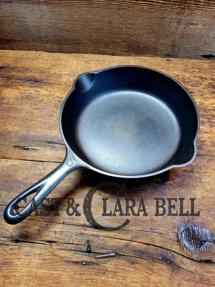 1930’S Griswold #5 Cast Iron Skillet With Large Block Logo 724 B. Awesome Saute Skillet!