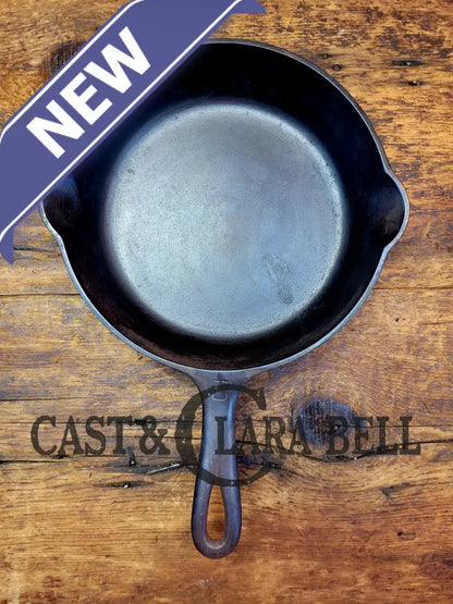 1930’S Griswold #5 Cast Iron Skillet With Large Block Logo 724 B. Awesome Saute Skillet!