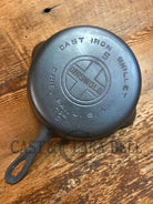 1930’s Griswold #5 Cast Iron Skillet with Large Block Logo 724 C - Skillet
