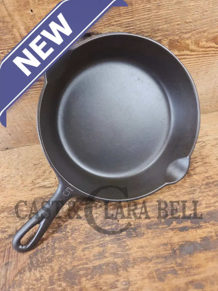 1930’s Griswold #5 Cast Iron Skillet with Large Block Logo 724 C - Skillet