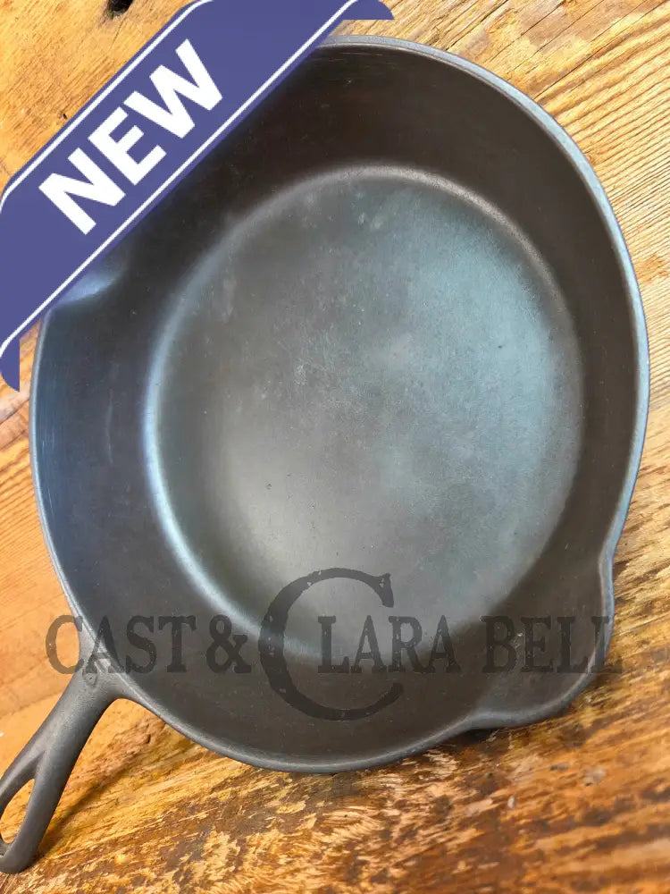 1930’s Griswold #5 Cast Iron Skillet with Large Block Logo 724 C - Skillet