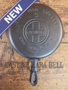 1930’s Griswold #5 Cast Iron Skillet with Large Block Logo and Smooth Bottom 724 A. Awesome sauté skillet! - Skillet