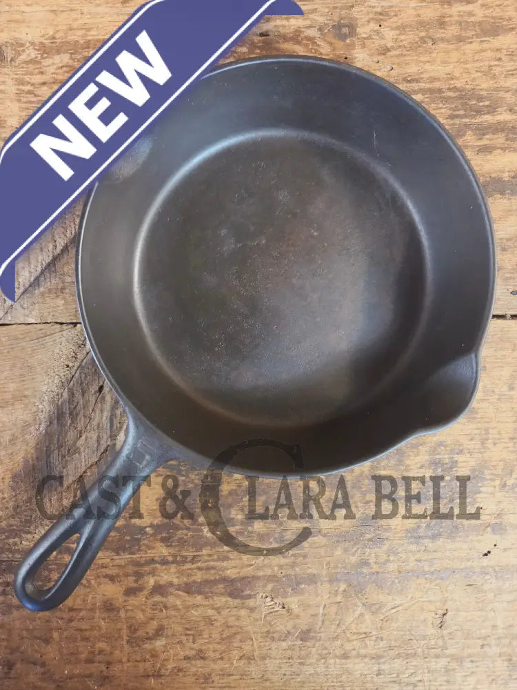 1930’s Griswold #5 Cast Iron Skillet with Large Block Logo and Smooth Bottom 724 A. Awesome sauté skillet! - Skillet