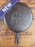 1930’s Griswold #5 Cast Iron Skillet with Large Block Logo and Smooth Bottom 724. Awesome sauté skillet! - Skillet