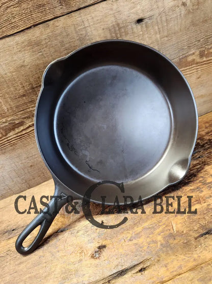 1930’S Griswold #7 Cast Iron Skillet With Large Block Logo 701 H