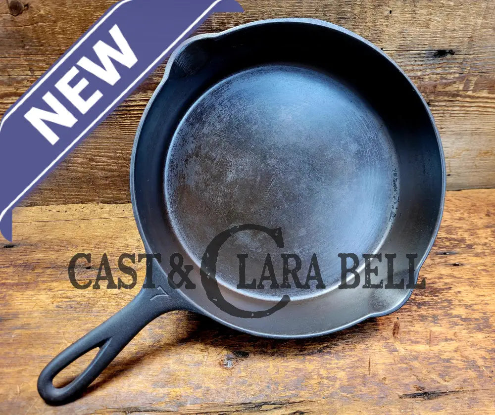 1930’S Griswold #7 Skillet W Large Block Logo Smooth Bottom 701 A. Perfect For Gas Or Coil Ranges!