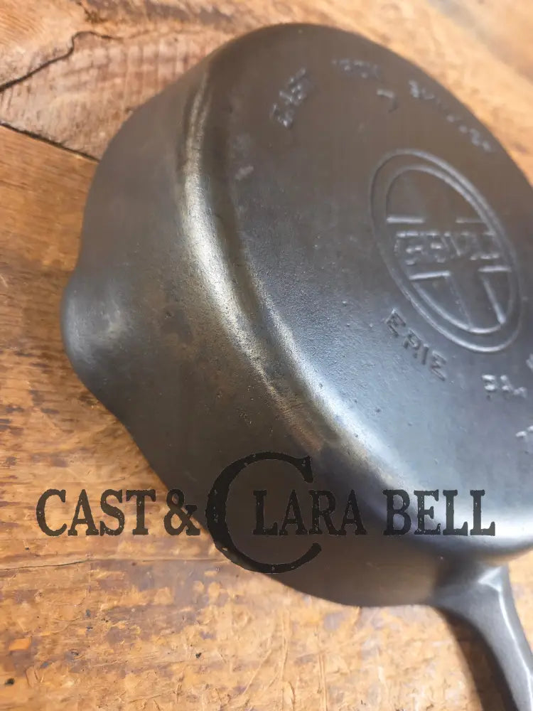 1930’s Griswold #7 Skillet with Large Block Logo and Smooth Bottom 701 D Skillet
