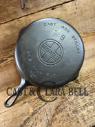 1930’s Griswold #8 Cast Iron Skillet with Large Block Logo 704 A. Perfect for gas and electric cooktops!