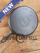 1930’s Griswold #8 Cast Iron Skillet with Large Block Logo 704 B Skillet