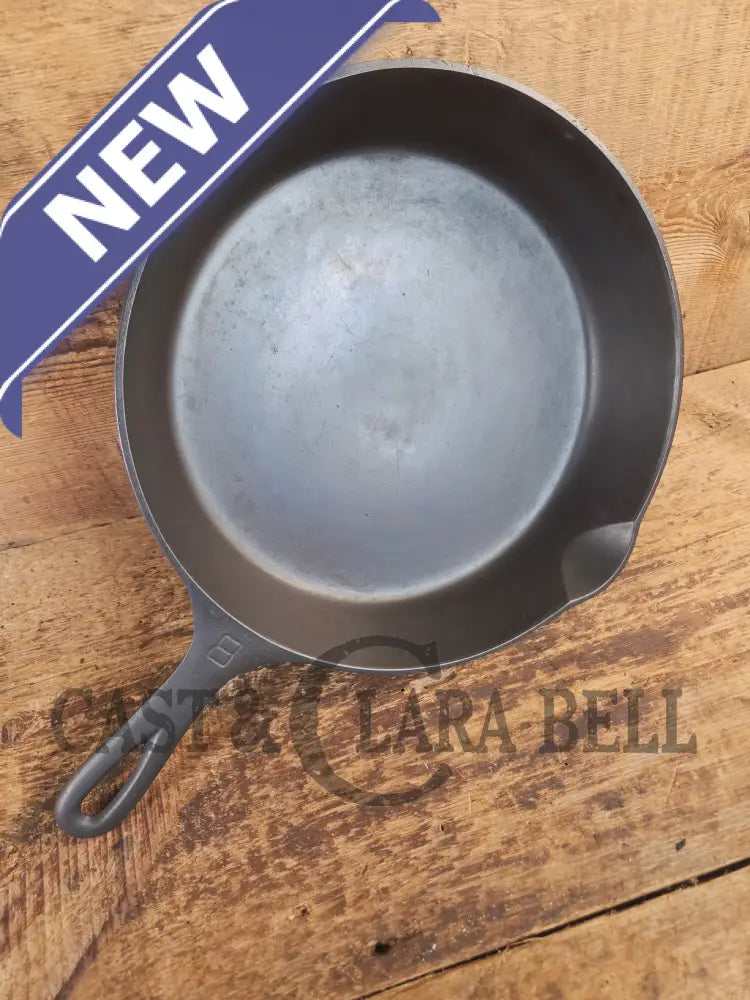 1930’s Griswold #8 Cast Iron Skillet with Large Block Logo 704 B - Skillet